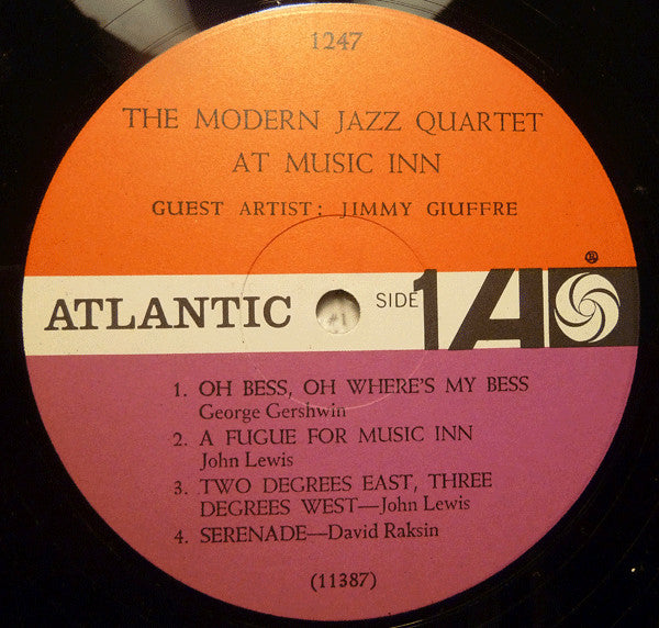 The Modern Jazz Quartet At Music Inn Volume 1