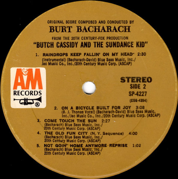 Butch Cassidy And The Sundance Kid (Original Movie Soundtrack)