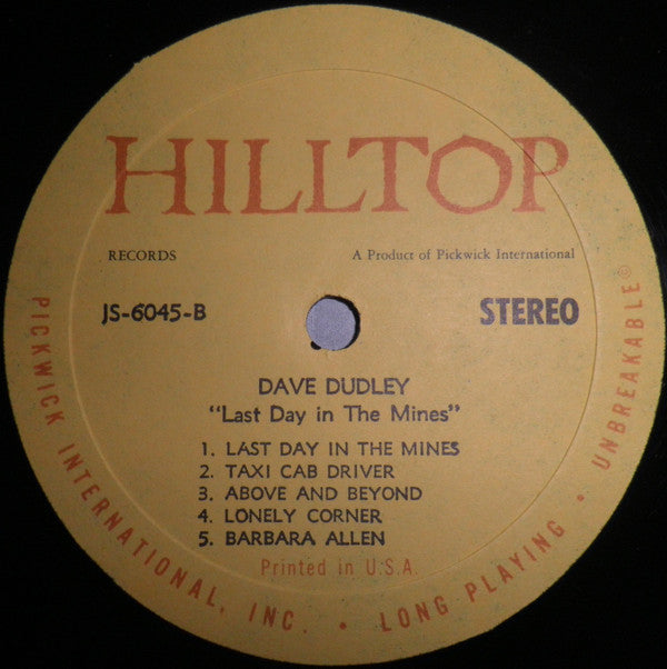 Dave Dudley - Last Day In The Mines