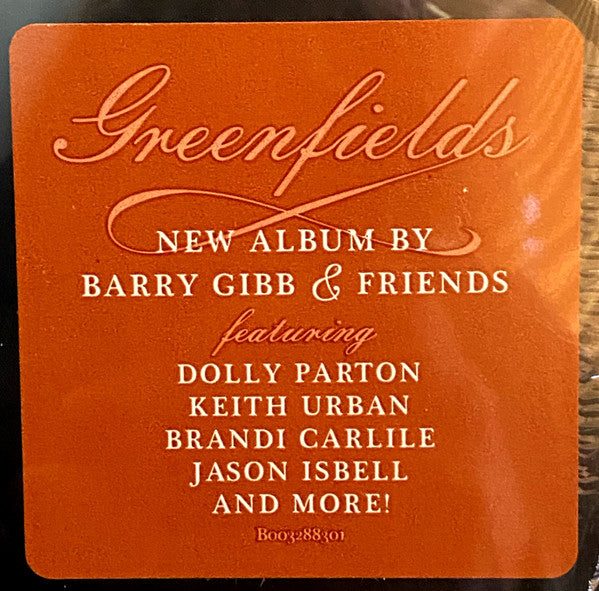 Barry Gibb & Various - Greenfields: The Gibb Brothers' Songbook Vol. 1