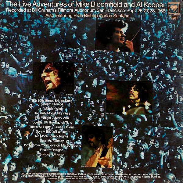 The Live Adventures Of Mike Bloomfield And Al Kooper