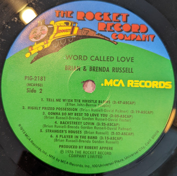 Word Called Love by Brian & Brenda Russell – Record Selector