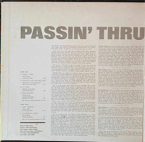 Chico Hamilton Quintet, The - Passin' Thru