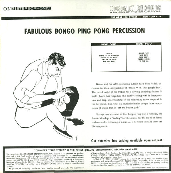 Fabulous Ping Pong Bongo Percussion