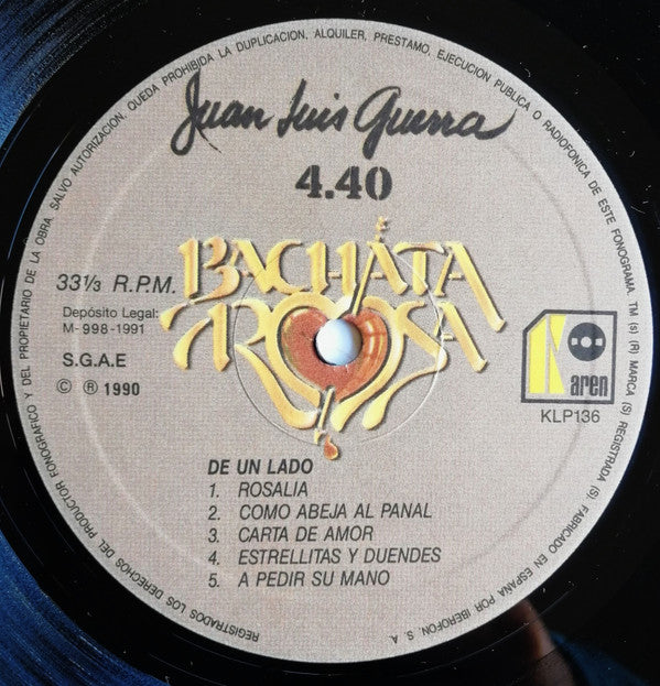 Juan Luis Guerra 4.40 - Bachata Rosa