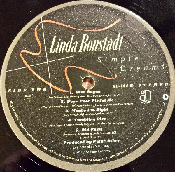 Linda Ronstadt - Simple Dreams