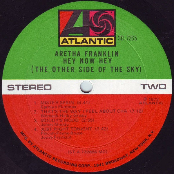 Aretha Franklin - Hey Now Hey (The Other Side Of The Sky)
