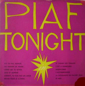 Edith Piaf - Piaf Tonight