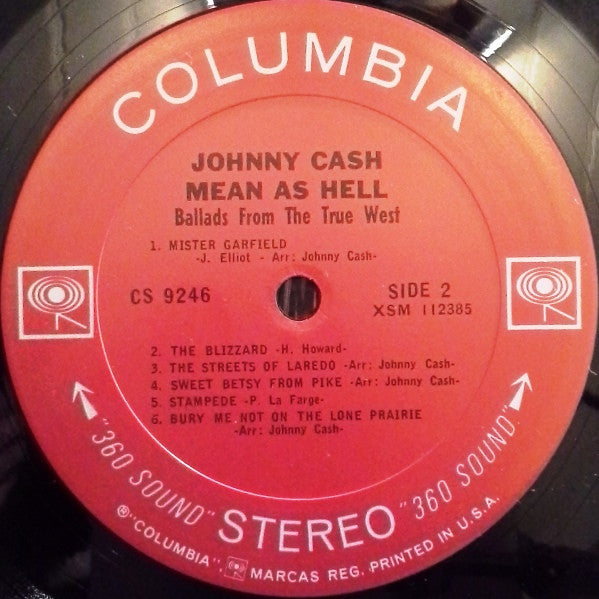 Johnny Cash - Mean As Hell! - Ballads From The True West