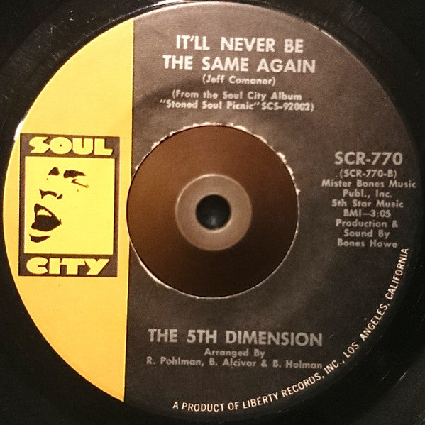 California Soul / It'll Never Be The Same Again