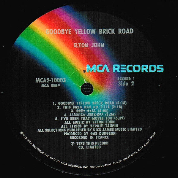 Elton John - Goodbye Yellow Brick Road