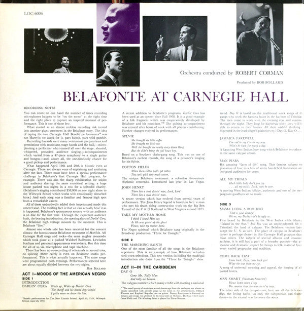 Belafonte At Carnegie Hall (The Complete Concert)