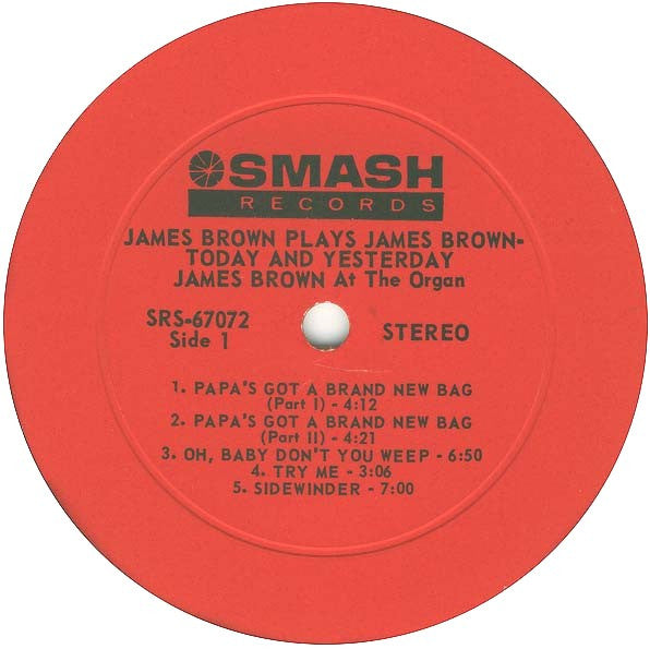 James Brown Plays James Brown - Today & Yesterday - James Brown At The Organ