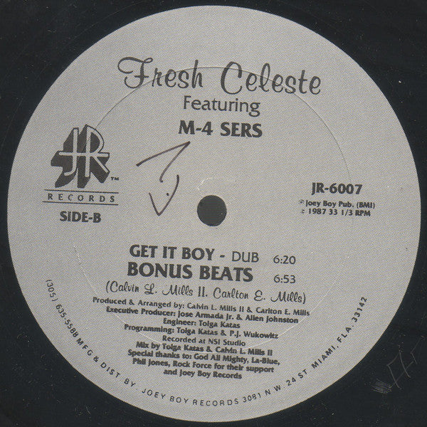 Fresh Celeste Featuring M4 Sers - Get It Boy