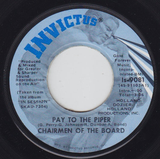 Pay To The Piper / Bless You