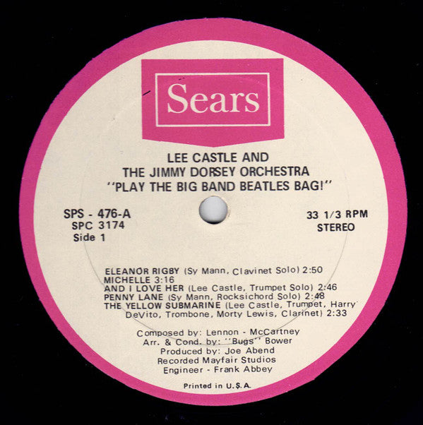 Lee Castle & The Jimmy Dorsey Orchestra Play The Big Band Beatles Bag!