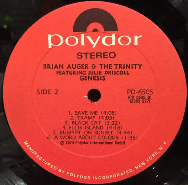 Julie Driscoll, Brian Auger & The Trinity - Genesis