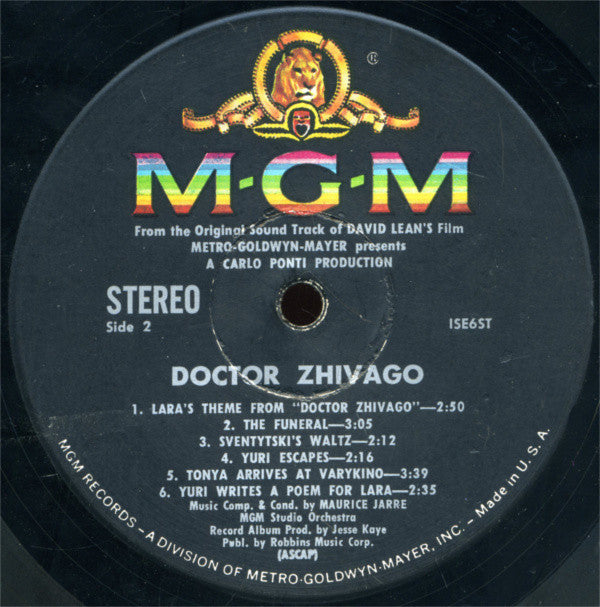 Doctor Zhivago Original Soundtrack Album