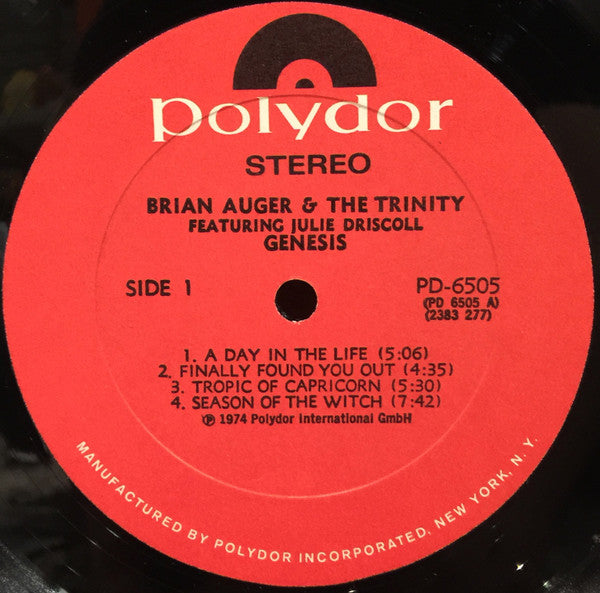 Julie Driscoll, Brian Auger & The Trinity - Genesis