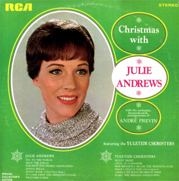Julie Andrews With André Previn Featuring Yuletide Choristers, The - Christmas With Julie Andrews