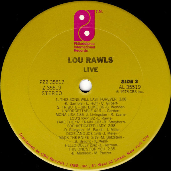 Lou Rawls - Live
