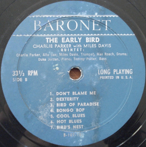 Charlie Parker With Miles Davis - The Early Bird