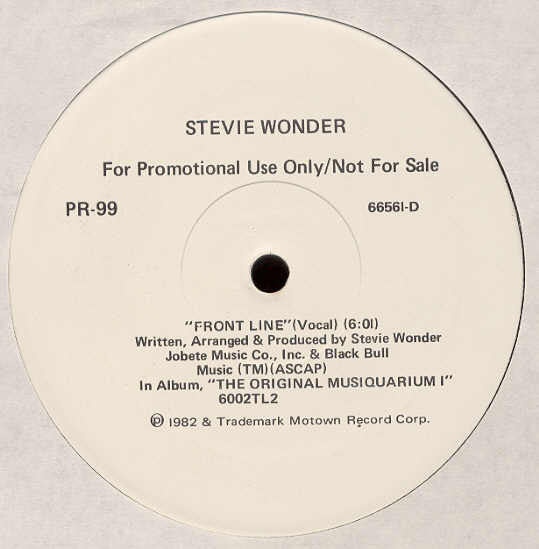 Stevie Wonder - Do I Do / Front Line