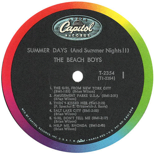 Beach Boys, The - Summer Days (And Summer Nights!!)