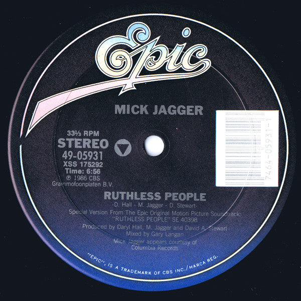 Mick Jagger - Ruthless People