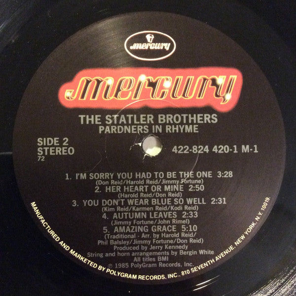 Statler Brothers, The - Pardners In Rhyme