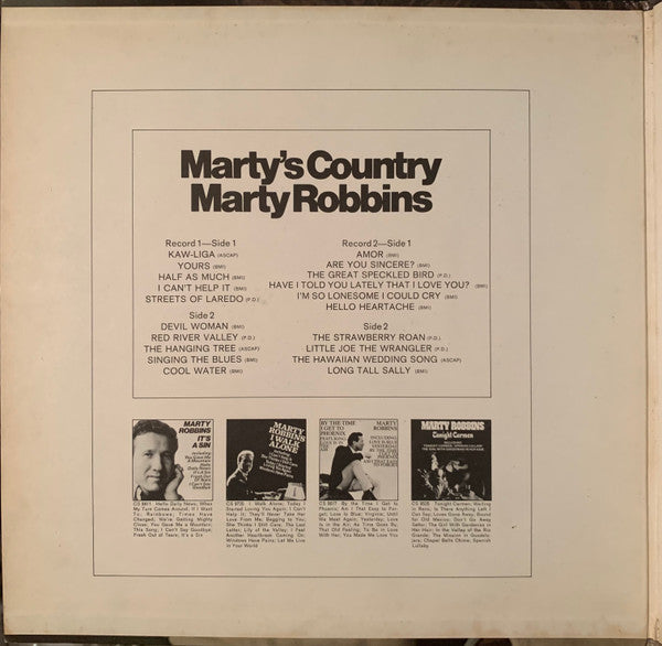 Marty Robbins - Marty's Country