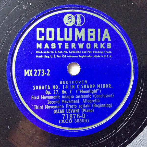 Oscar Levant - Ludwig van Beethoven - Moonlight Sonata