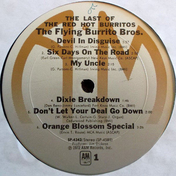Flying Burrito Bros, The - The Last Of The Red Hot Burritos