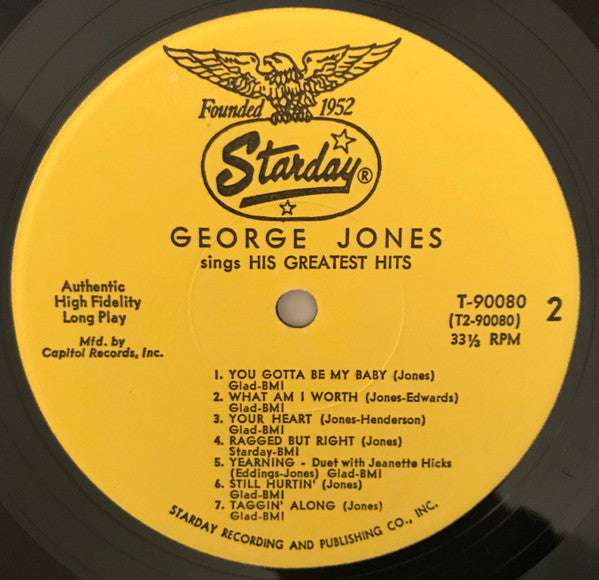 George Jones Sings His Greatest Hits