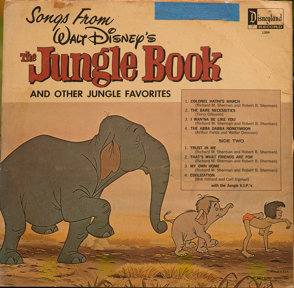 Various - Songs From The Jungle Book And Other Jungle Favorites