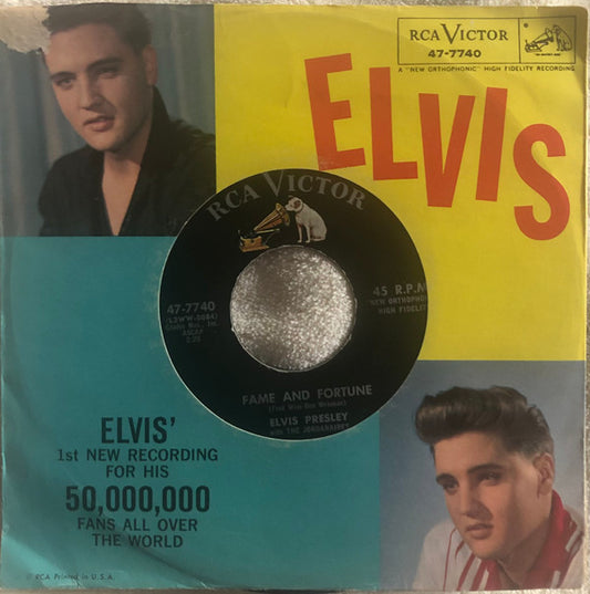 Elvis Presley With Jordanaires, The - Stuck On You / Fame And Fortune
