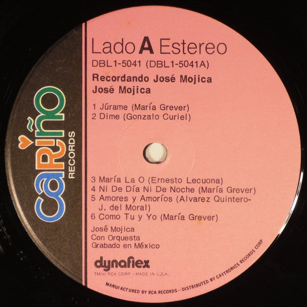 José Mojica - Recordando Jose Mojica