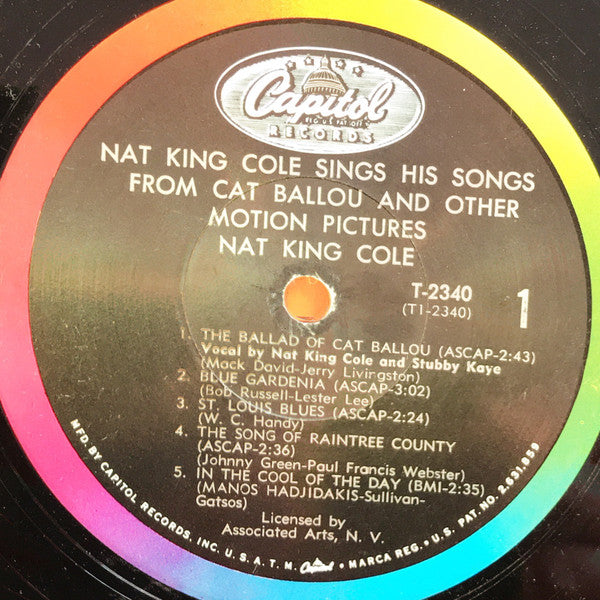 Nat King Cole Sings His Songs From Cat Ballou And Other Motion Pictures