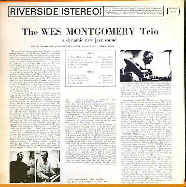 The Wes Montgomery Trio