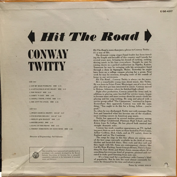 Conway Twitty - Hit The Road!