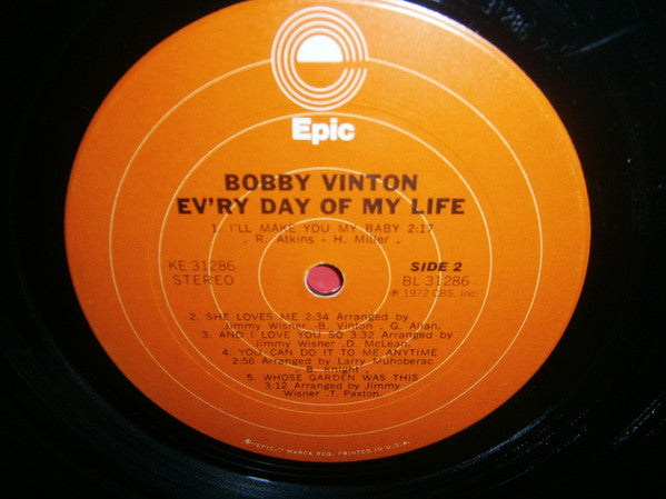 Bobby Vinton - Ev'ry Day Of My Life