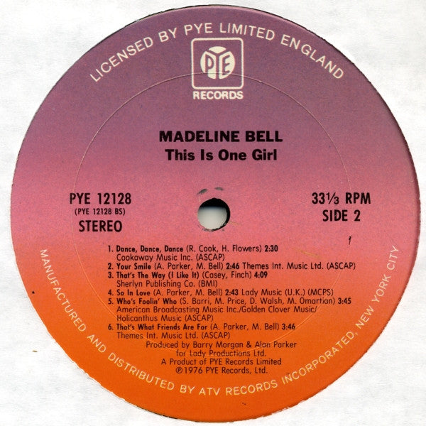 Madeline Bell - This Is One Girl