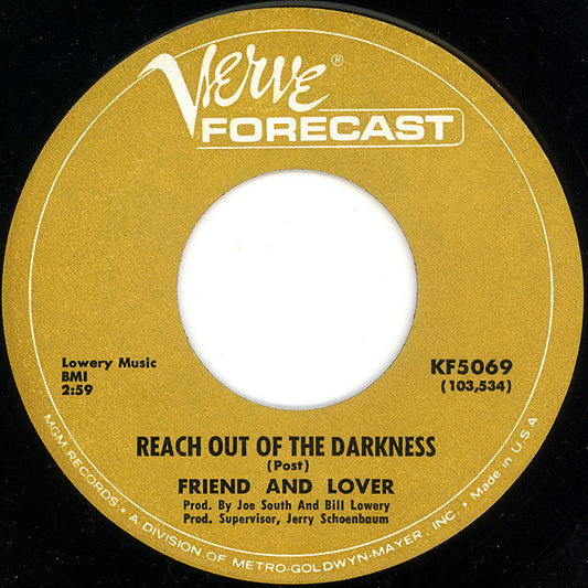 Friend And Lover - Reach Out Of The Darkness / Time On Your Side