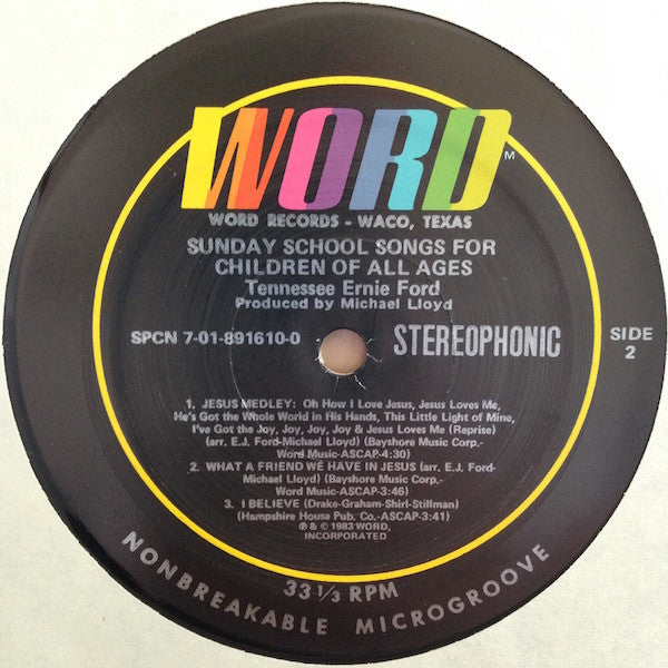 Tennessee Ernie Ford - Sunday School Songs For Children Of All Ages