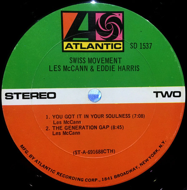 Swiss Movement by Les McCann & Eddie Harris – Record Selector