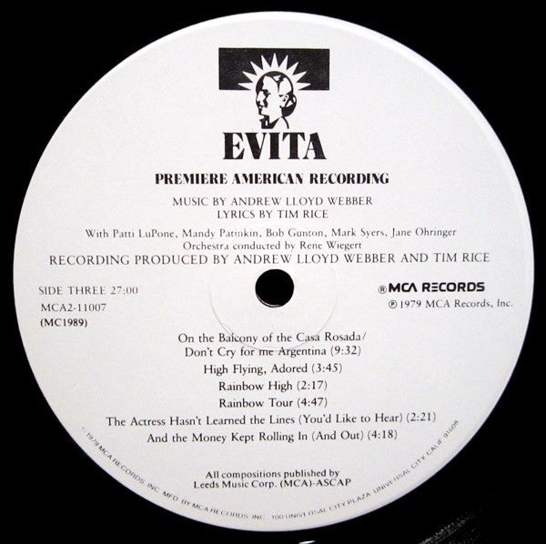 Evita: Premiere American Recording