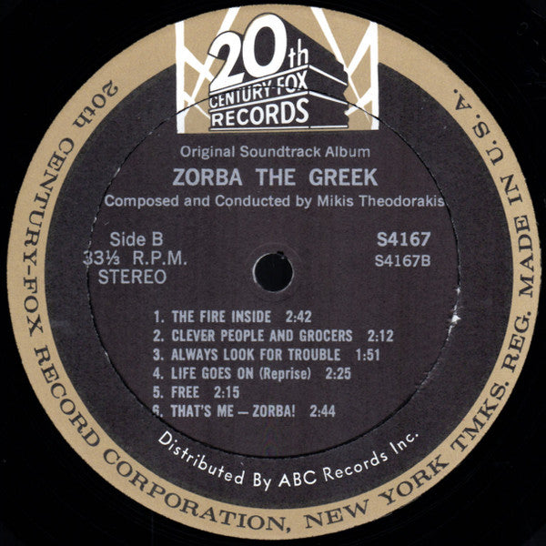 Zorba The Greek (Original Soundtrack)