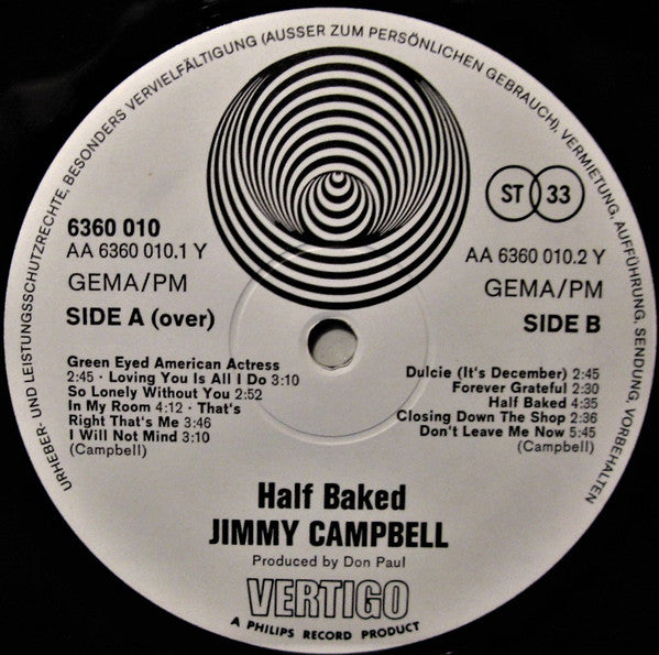 Jimmy Campbell - Half Baked