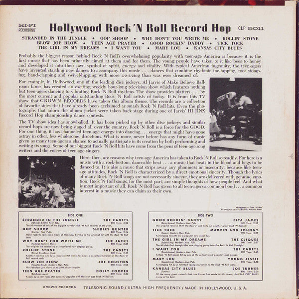 Hollywood Rock 'N Roll Record Hop