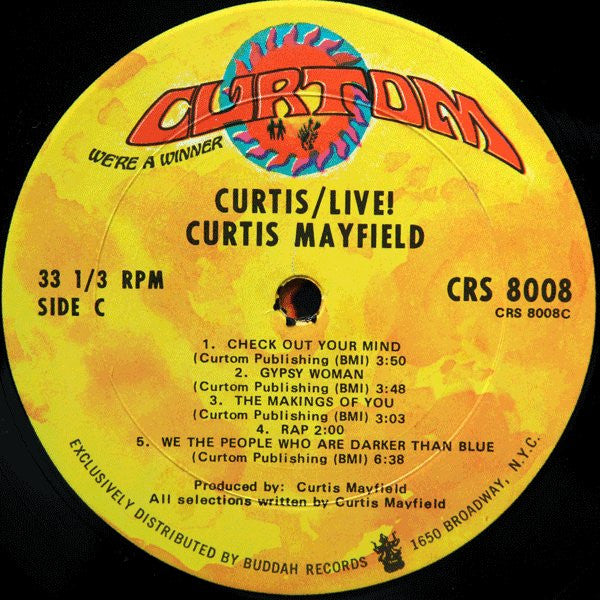 Curtis Mayfield - Curtis / Live!